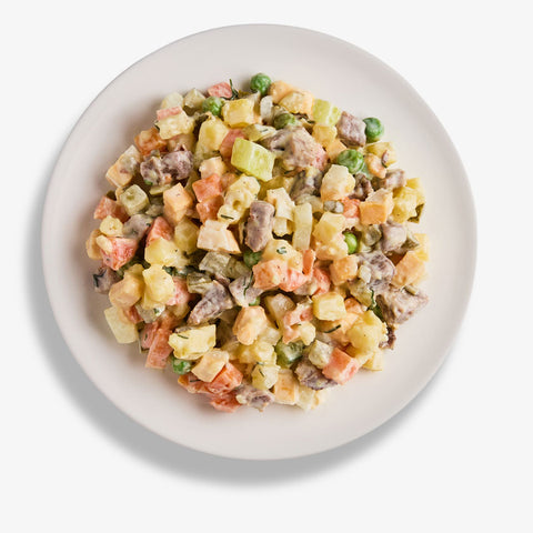 Оливье с Телятиной