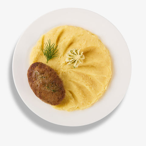 Котлета Домашняя с Пюре Картофельным